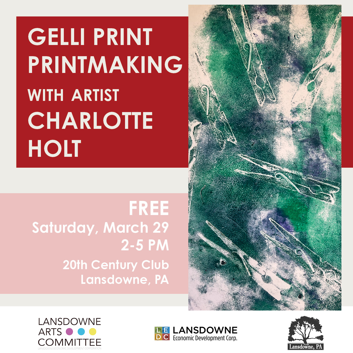 Gallery 1 - Printing Memory: Gelli Print Printmaking with Charlotte Holt