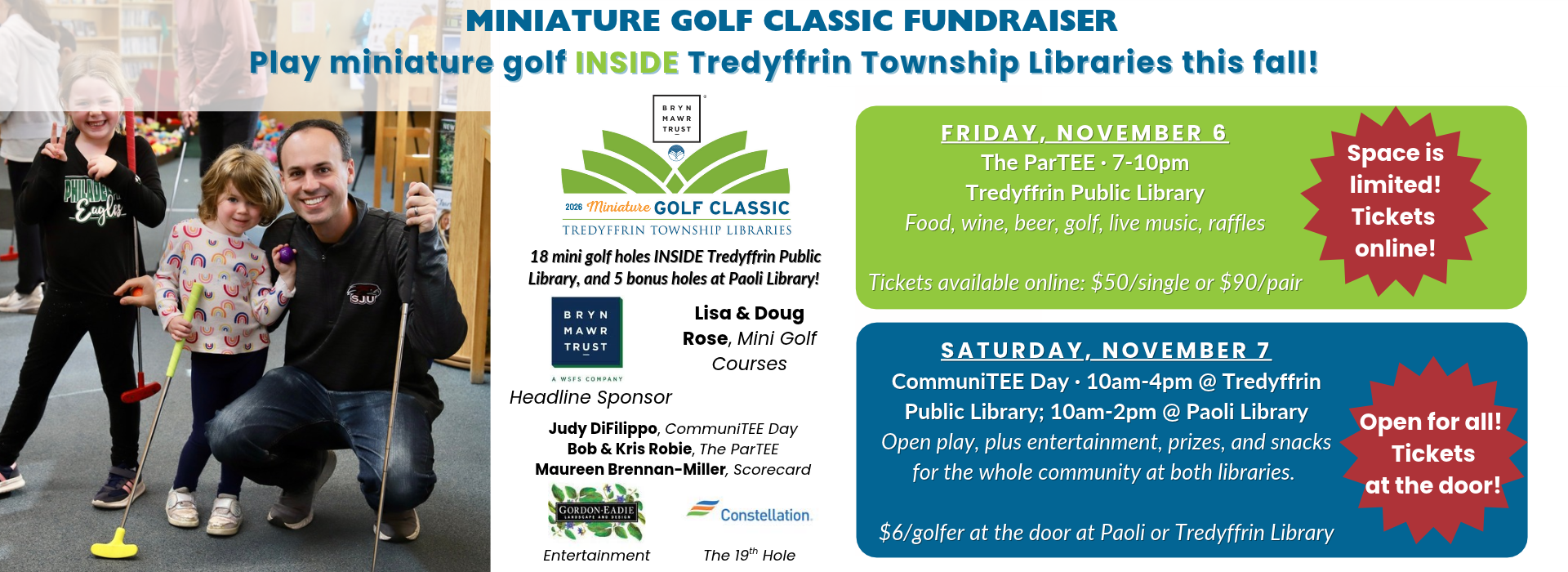 TE Mini Golf Fundraiser