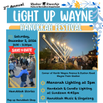 Light Up Wayne Hanukkah Festival & Menorah Lighting
